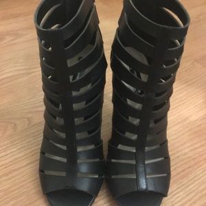 Pair of INC high heel booties
